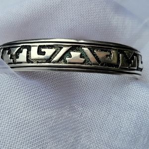 T. Singer Sterling Overlay Cuff